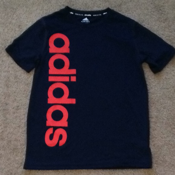 Boys Adidas Climalite Shirt Medium 10/12 - Picture 1 of 1